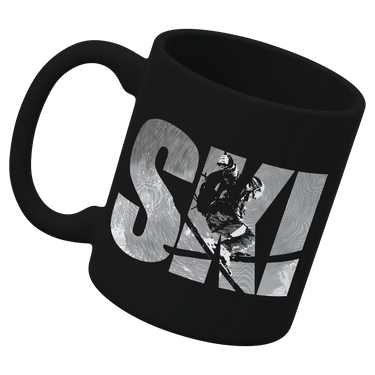 Ski White Coffee Mug